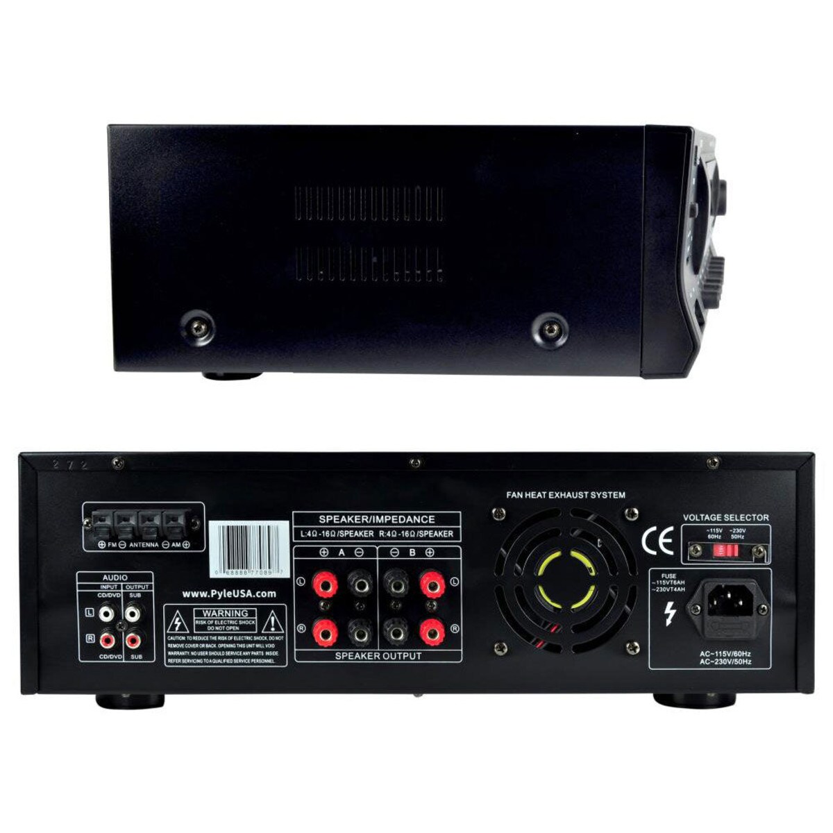 Pyle PT272AUBT Home Theater Stereo System with Bluetooth MP3 USB SD AM